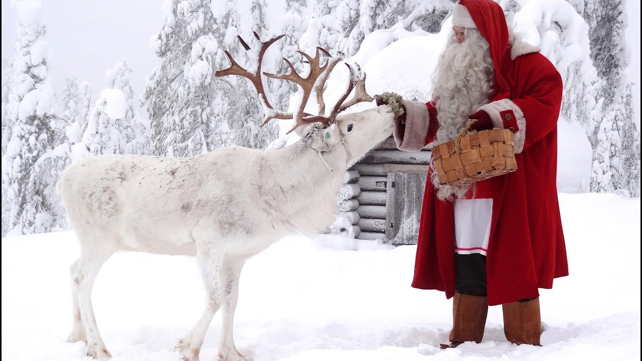 Babbo Natale e l'Aurora Boreale